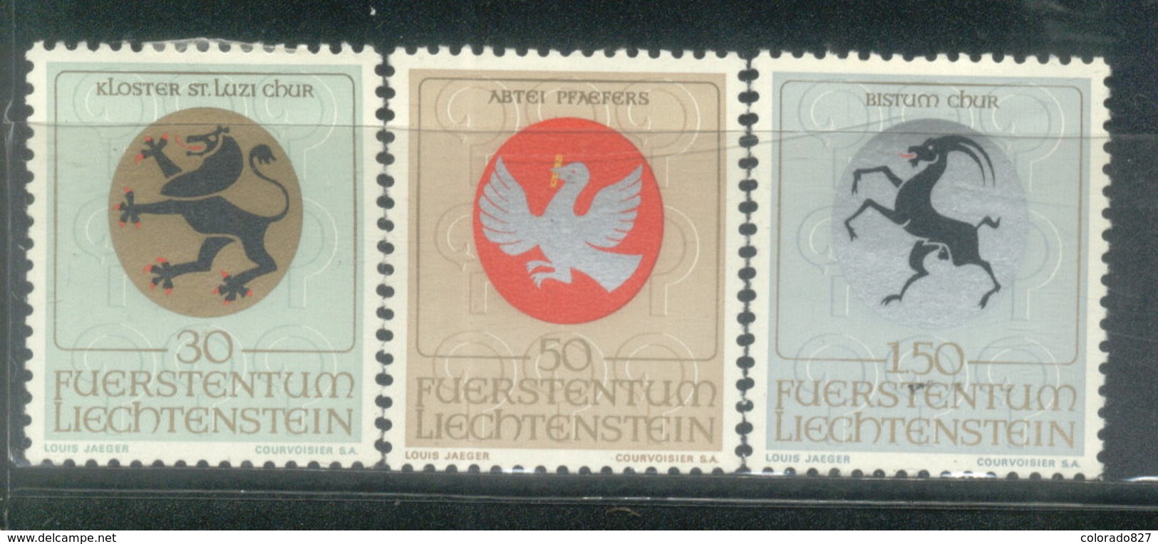 LIECHTENSTEIN - YVERT 462/64  (#1075) - Nuevos