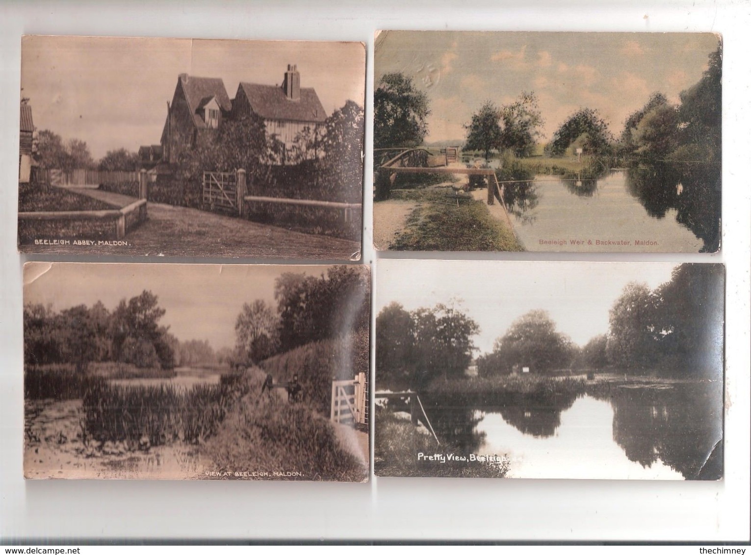 Four Beeleigh Nr Maldon Abbey Weir Etc Essex - Andere & Zonder Classificatie