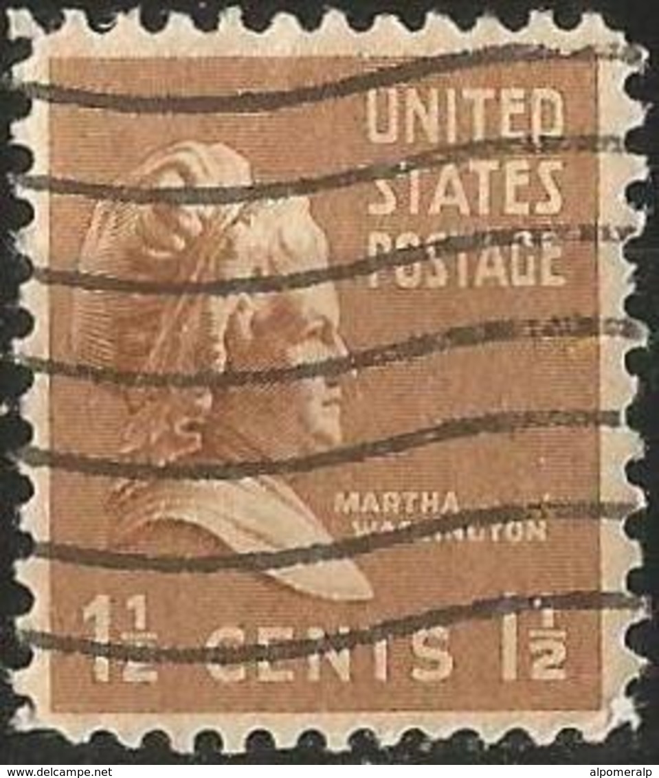 USA 1938 Mi 412A Martha Washington (1731-1802), Former First Lady Of The USA - Gebruikt