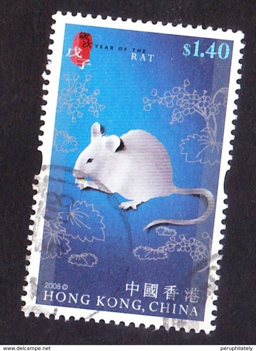 Hong Kong 2008 Year Of The Rat - Gebraucht