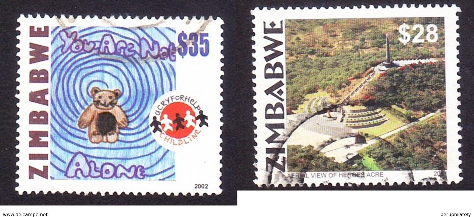 Zimbawe Recent Used Stamps - Zimbabwe (1980-...)