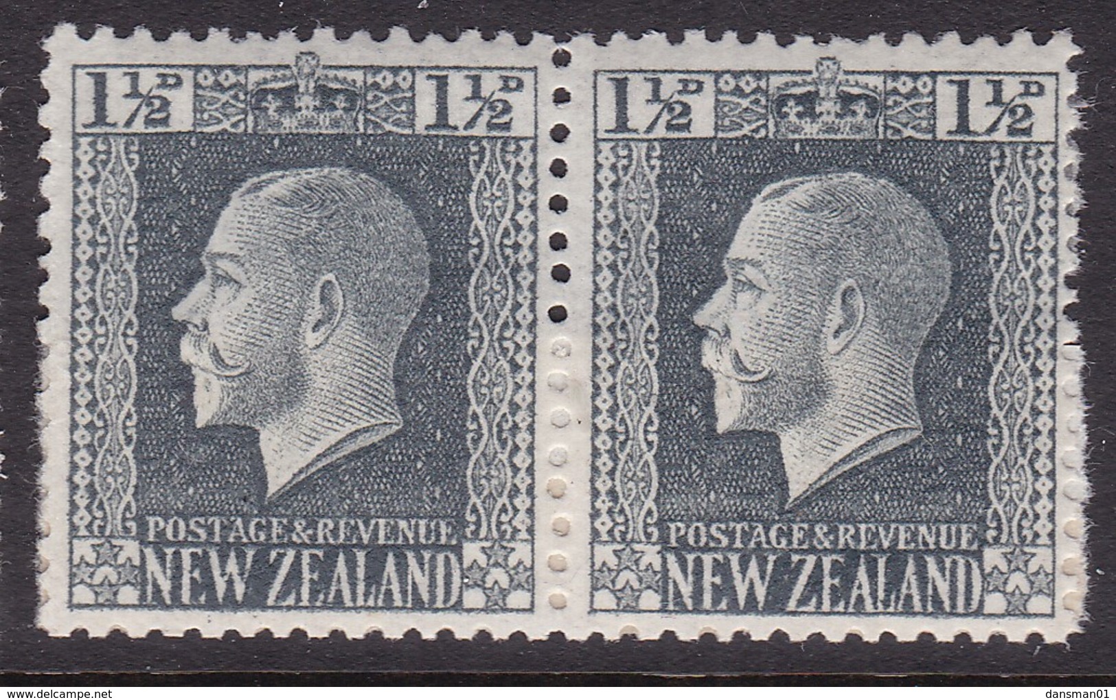 New Zealand 1915 P.14x13.5 SG 416 Mint Hinged - Unused Stamps