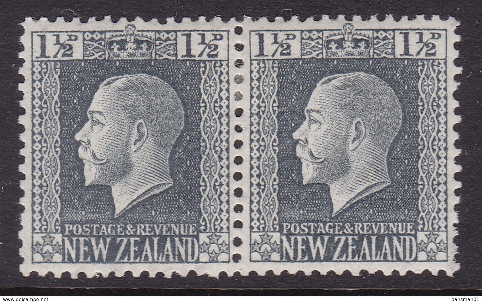 New Zealand 1915 P.14x13.5 SG 416 Mint Hinged - Nuovi