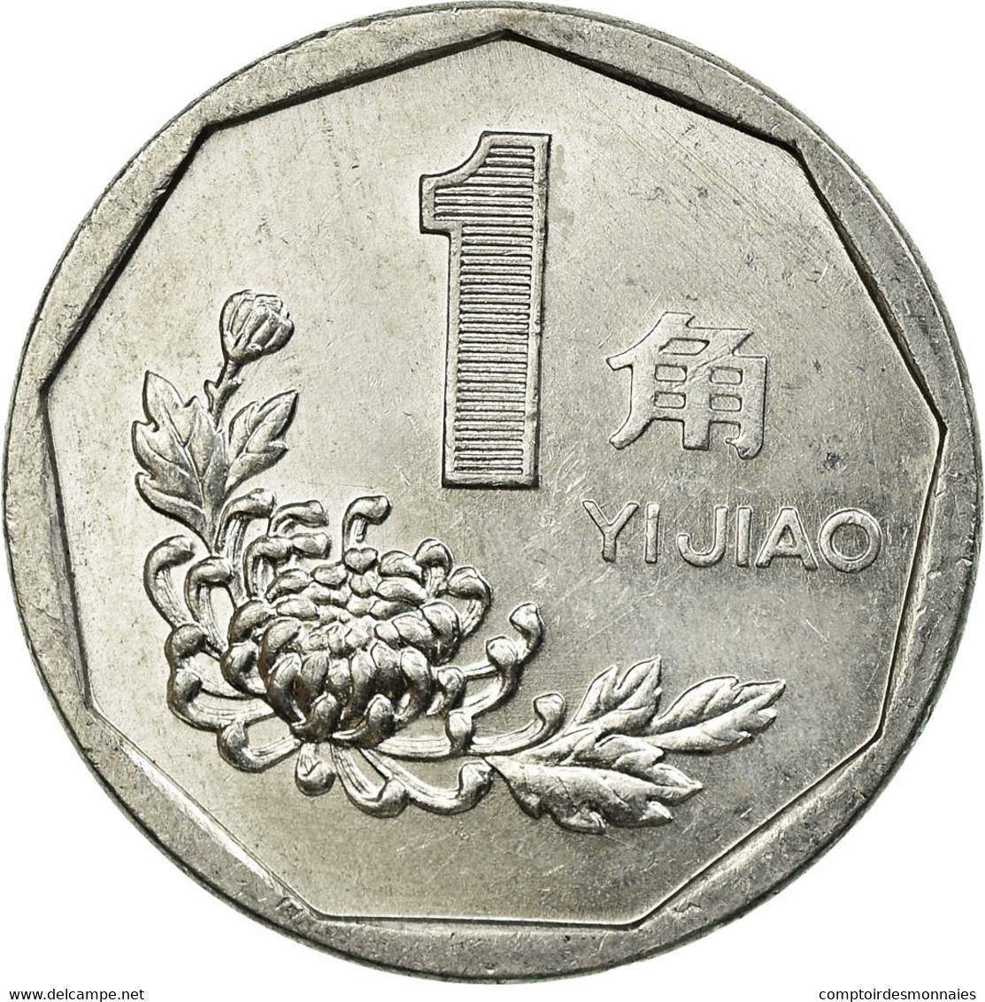 Monnaie, CHINA, PEOPLE'S REPUBLIC, Jiao, 1995, TTB, Aluminium, KM:335 - Chine