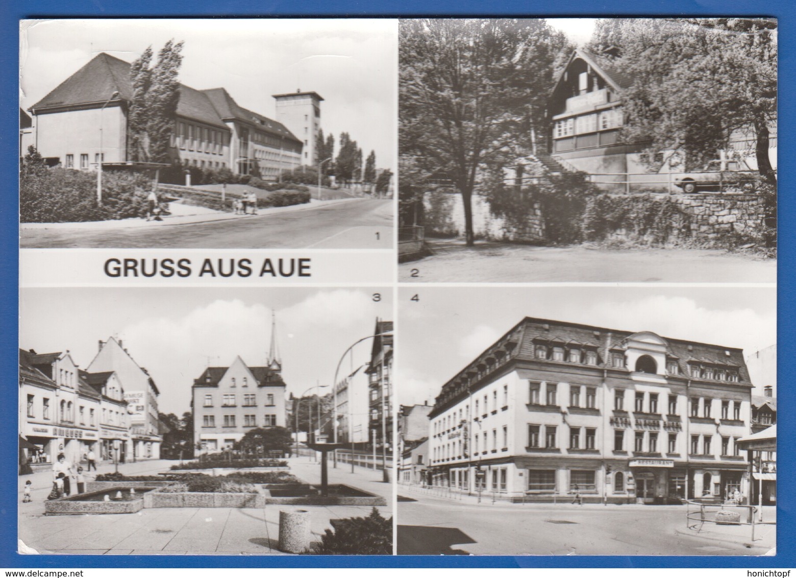 Deutschland; Aue; Multibildkarte - Aue