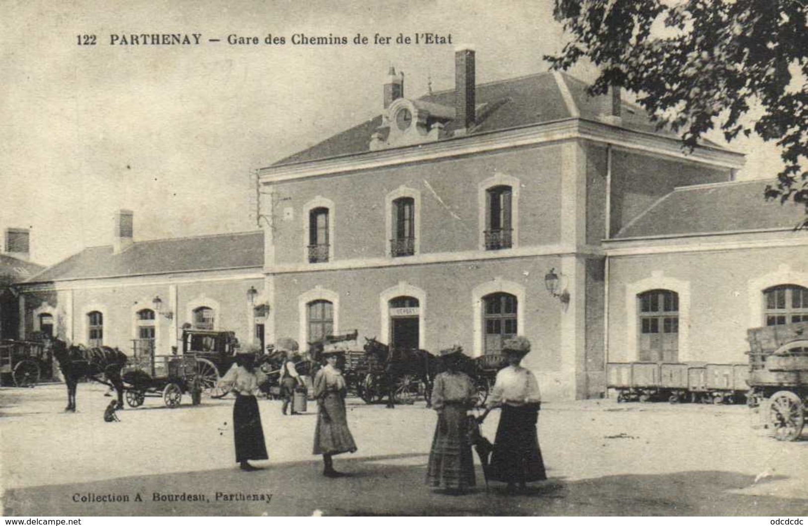 PARTHENAY  Gare Des Chemins De Fer De L'Etat RV - Parthenay