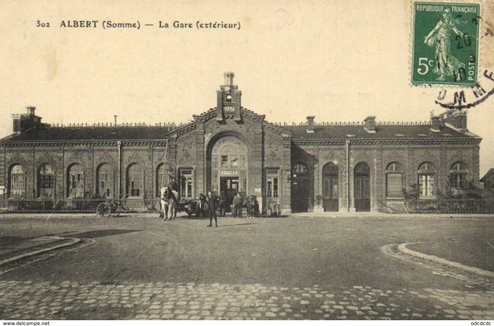 ALBERT (Somme) La Gare (exterieur) RV - Albert