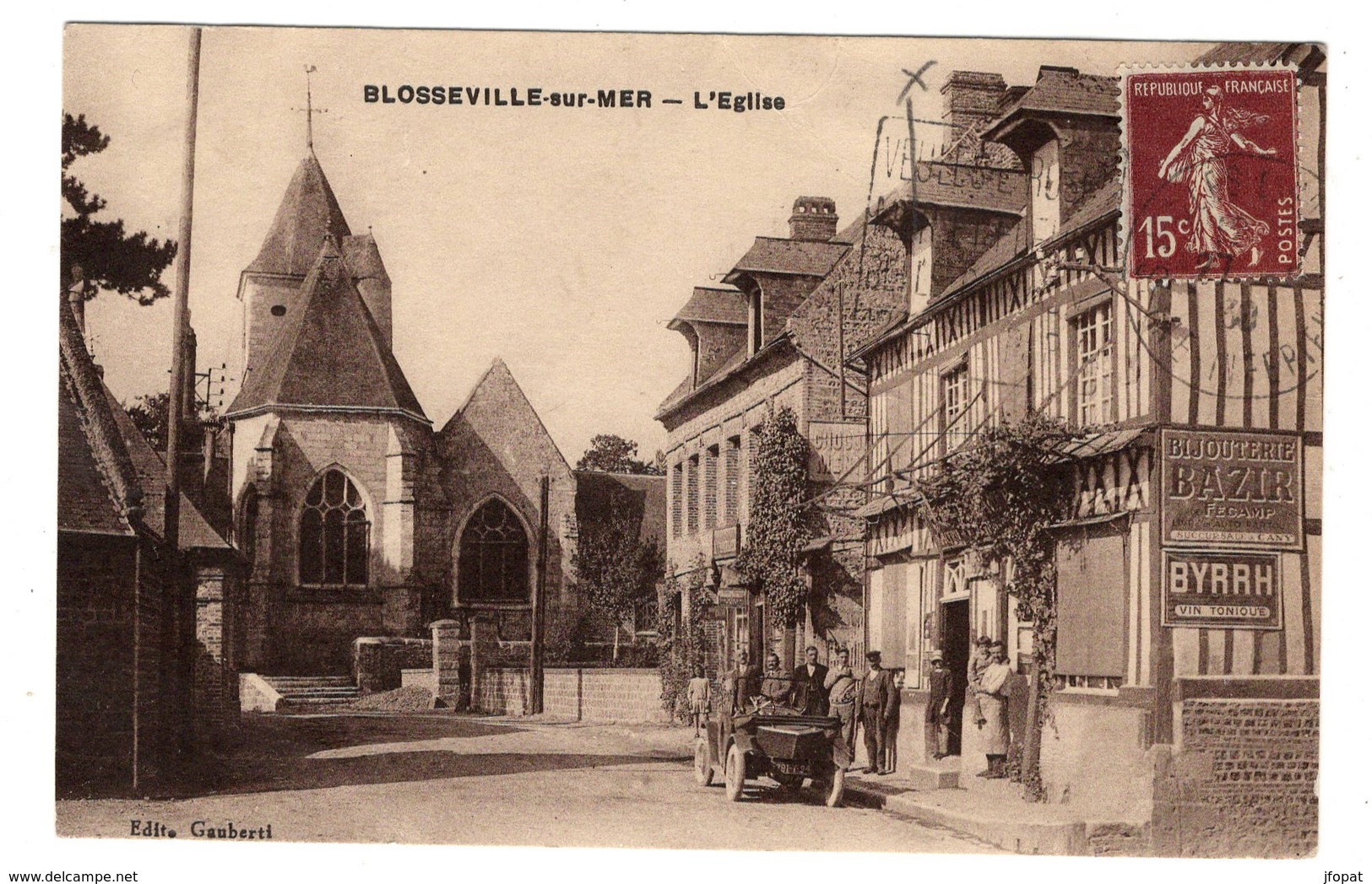 76 SEINE MARITIME - BLOSSEVILLE SUR MER L'Eglise - Autres & Non Classés