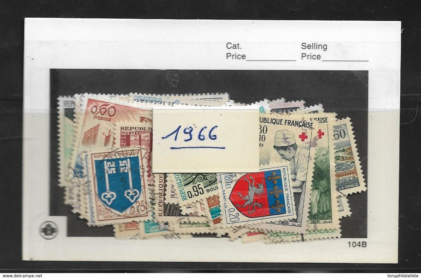 France Année  1966 Complète En Oblitéré N °1468 A 1510  Cote 18 € - 1960-1969