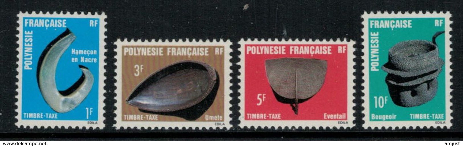 Polynésie Française // Timbres Taxes // 1984 Timbres Neufs** MNH Y&T No.4-7 - Timbres-taxe