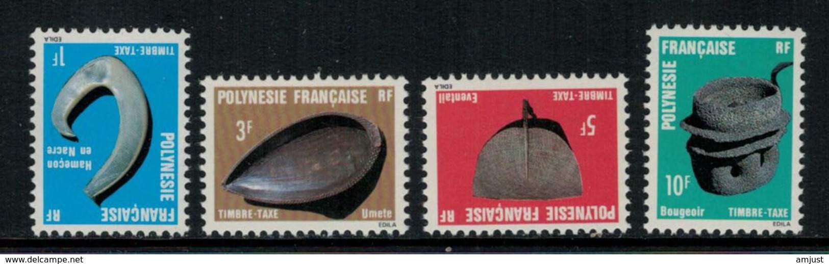 Polynésie Française // Timbres Taxes // 1984 Timbres Neufs** MNH Y&T No.4-7 - Segnatasse