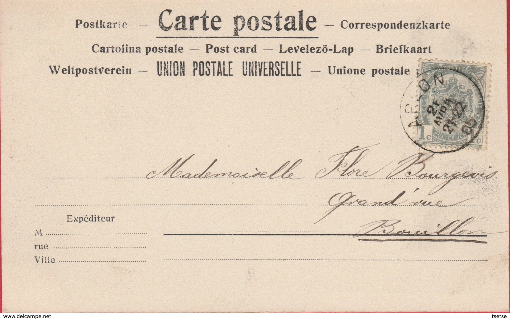 Arlon - Caserne ( Intérieur ) - 1905 ( Voir Verso ) - Aarlen