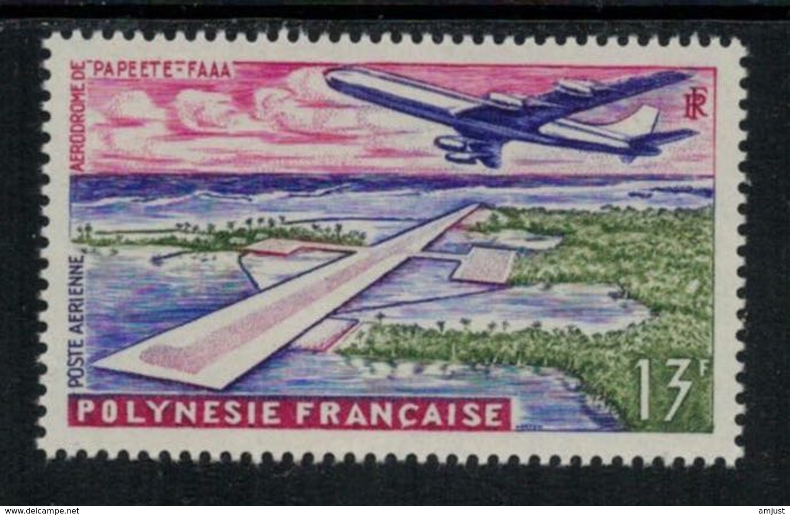 Polynésie Française // Poste Aérienne // 1960 Inauguration De L'Aéroport De Faaa Timbres Neufs** MNH Y&T No.5 - Neufs