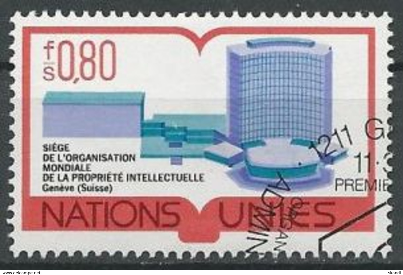 UNO GENF 1977 Mi-Nr. 63 O Used - Aus Abo - Used Stamps
