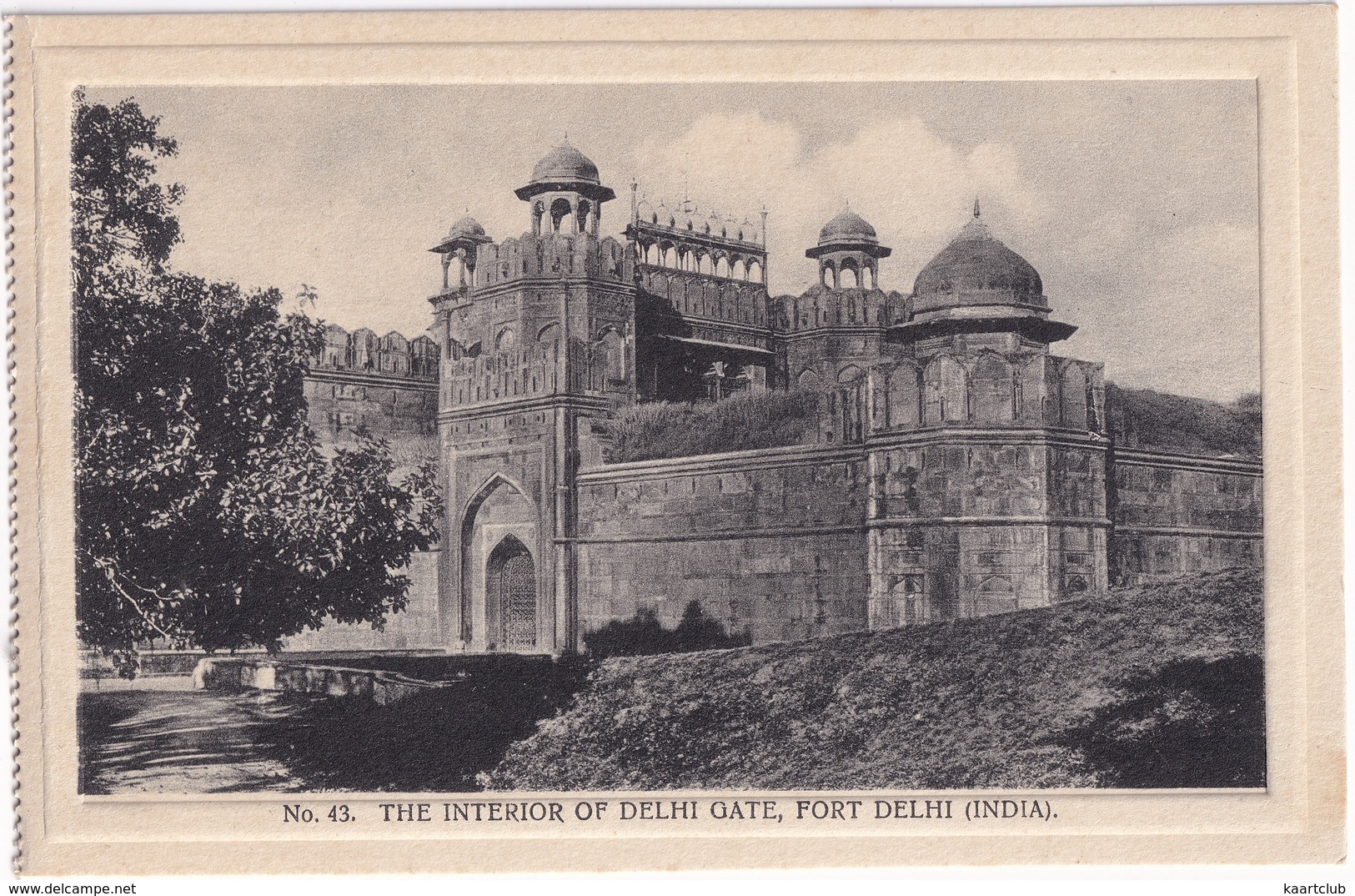 The Interior Of Delhi Gate, Fort Delhi - (India) - (Publ.: H.A. Mirza & Sons, Delhi) - India