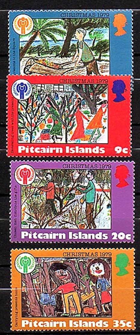 Pitcairn Islands 1979 Christmas MNH Set SG 200-3 (232) - Sonstige & Ohne Zuordnung