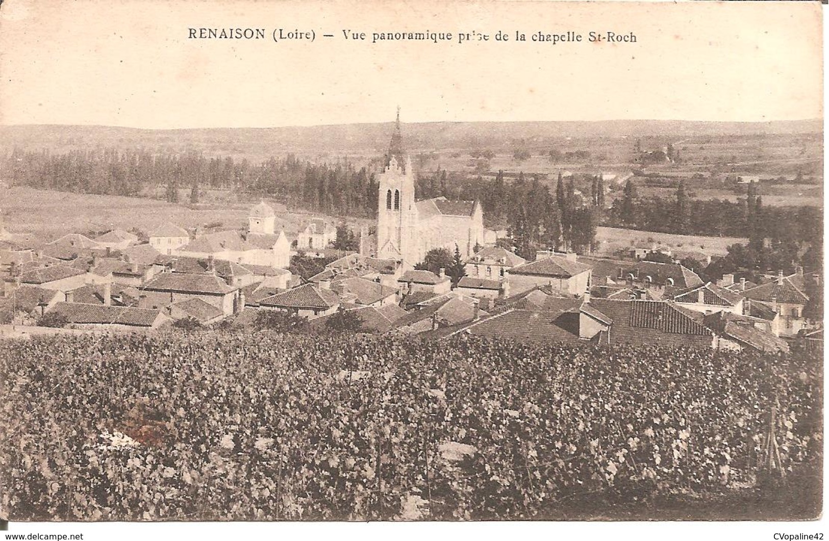 RENAISON (42) Vue Panoramique Prise De La Chapelle De St-Roch - Autres & Non Classés