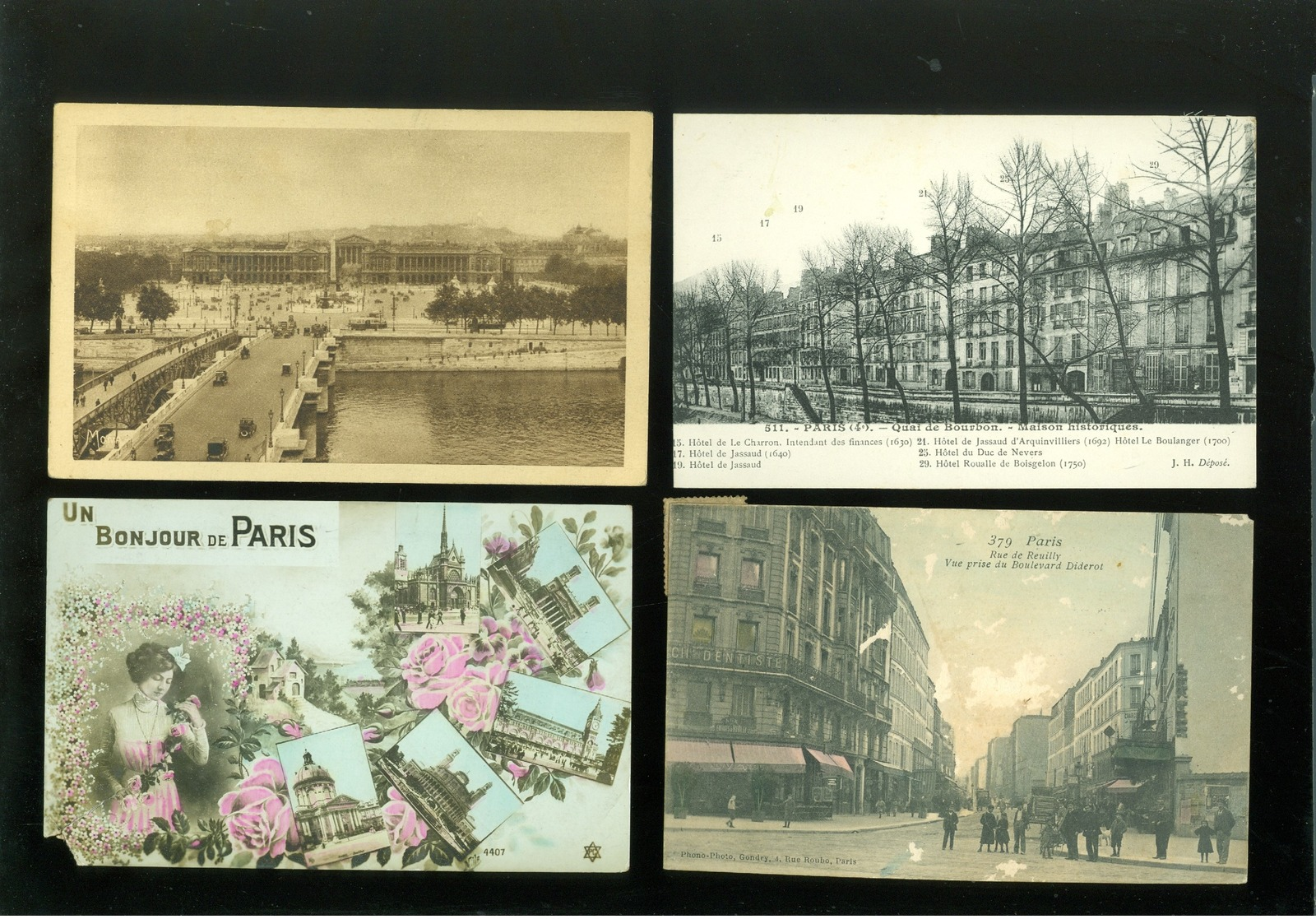 Beau lot de 60 cartes postales de France ( 75 )  Paris       Mooi lot van 60 postkaarten van Frankrijk Parijs - 60 scans