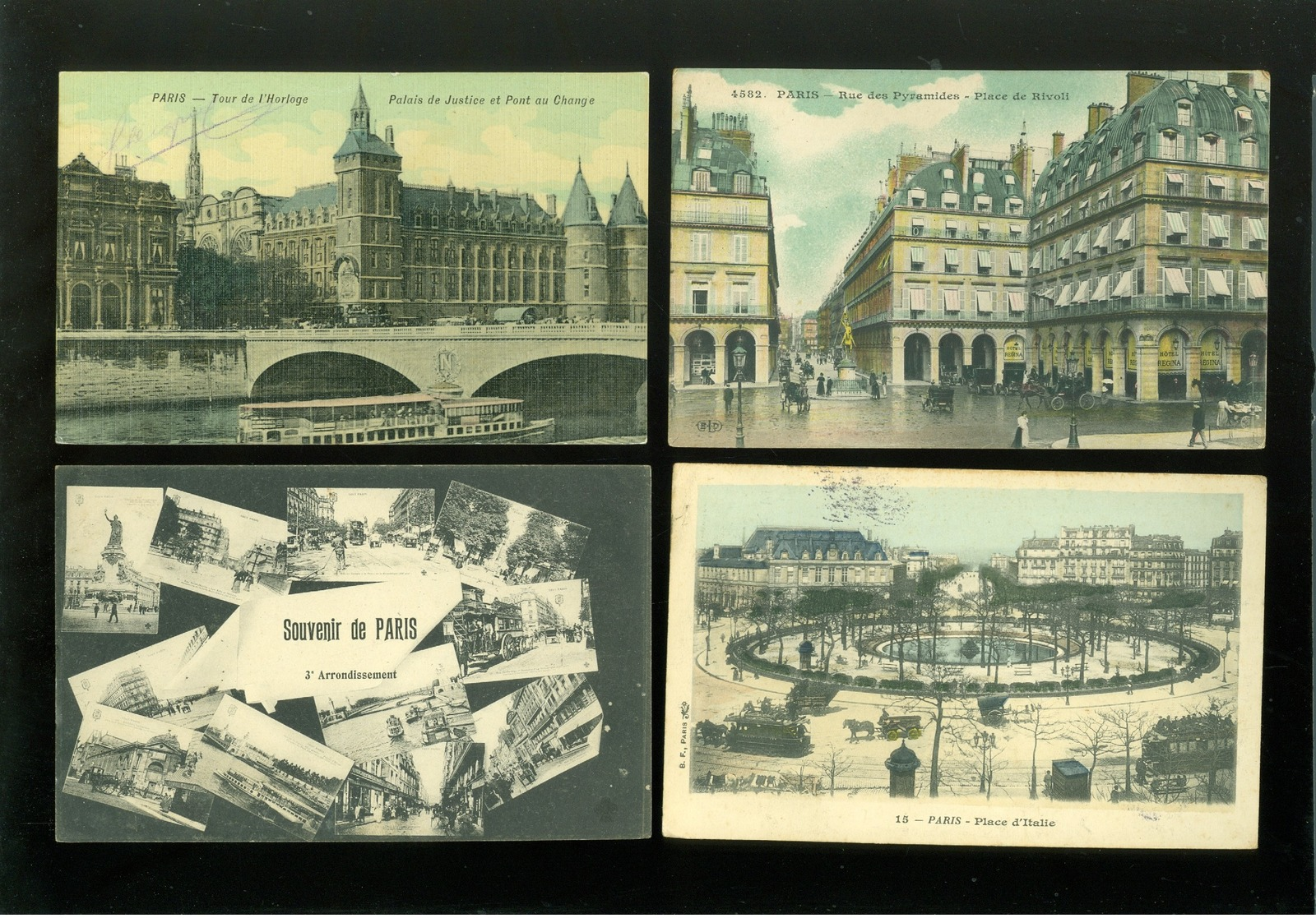 Beau lot de 60 cartes postales de France ( 75 )  Paris       Mooi lot van 60 postkaarten van Frankrijk Parijs - 60 scans