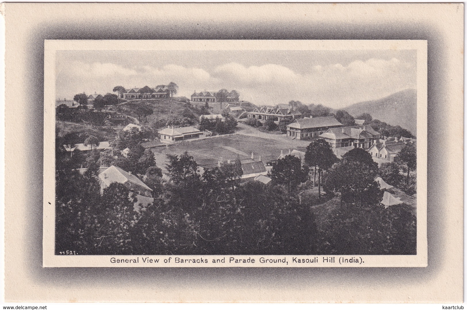 General View Of Barracks And Parade Ground, Kasouli Hill - (India) - (Publ.: H.A. Mirza & Sons, Delhi) - Inde