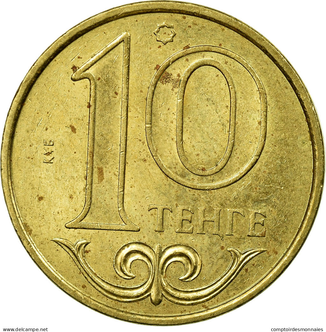 Monnaie, Kazakhstan, 10 Tenge, 2012, Kazakhstan Mint, TTB, Nickel-brass, KM:25 - Kazakhstan