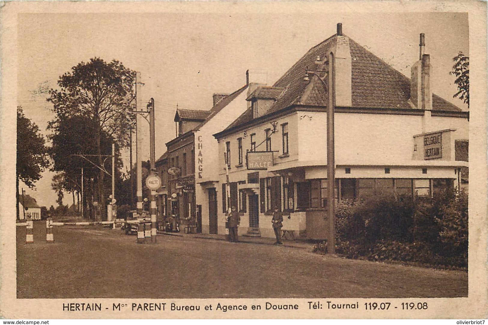 Belgique - Tournai - Hertain - Mon Parent - Bureau Et Agence En Douane - Tournai