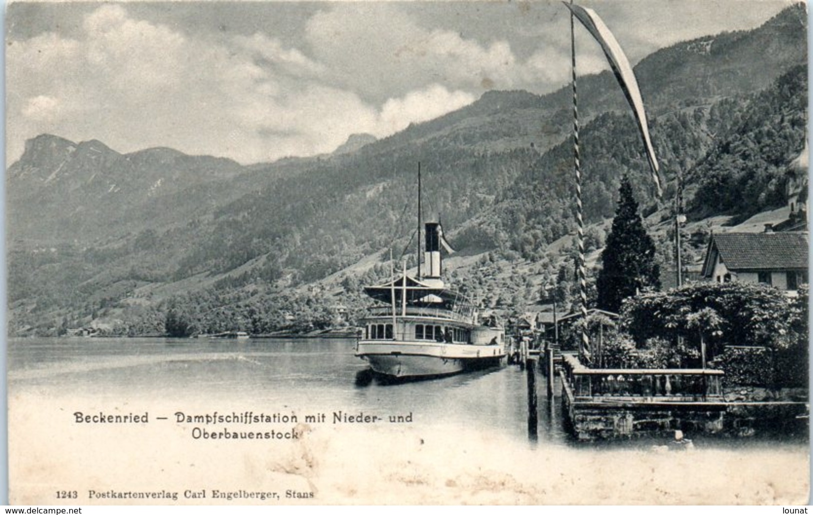 Allemagne - Beckenried - Dampfschiffstation Mit Nieder Und Oberbauenstock - Beckenried