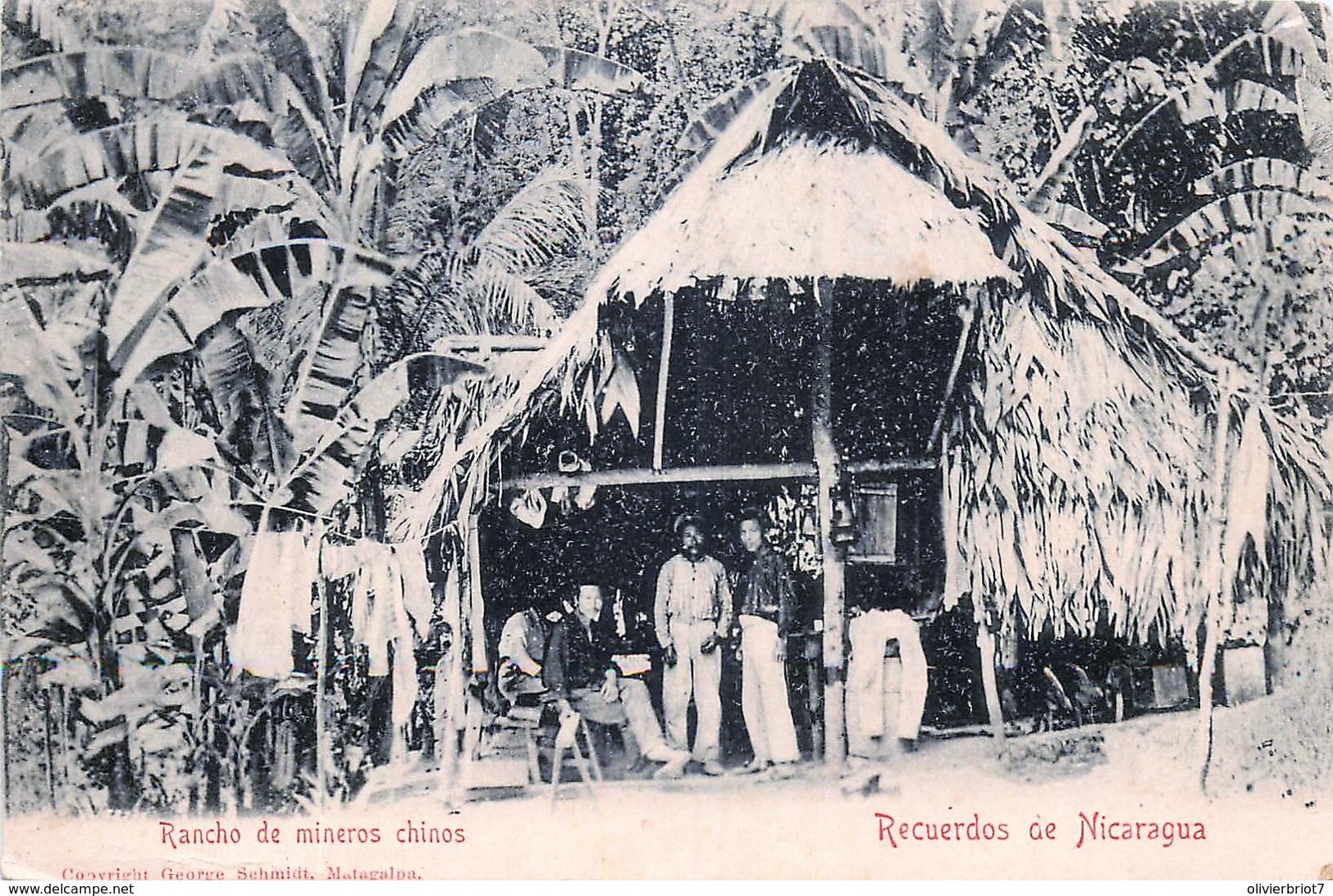 Recuerdos De Nicaragua - Rancho De Mineros Chinos - Ranch Des Mineurs Chinois - Nicaragua