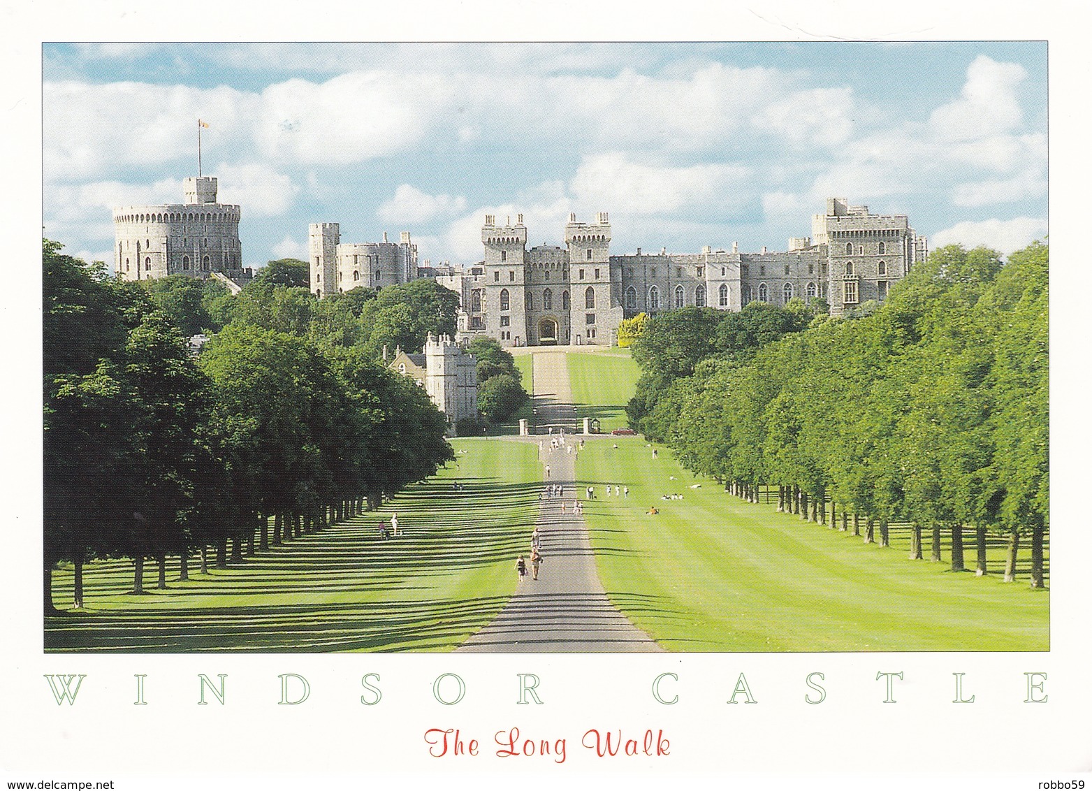 England Windsor The Long Walk Postcard Unused Good Condition - Windsor