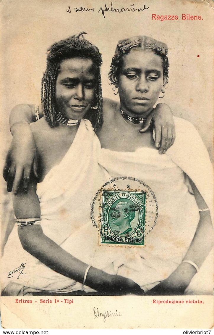 Erythrée - Abyssinie - Ragazze Bilene - Série 1a Tipi - Eritrea