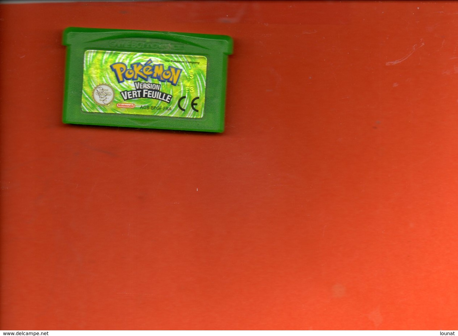 Jeu Game Boy Adance - Pokemon Version Vert Feuille - Nintendo Game Boy