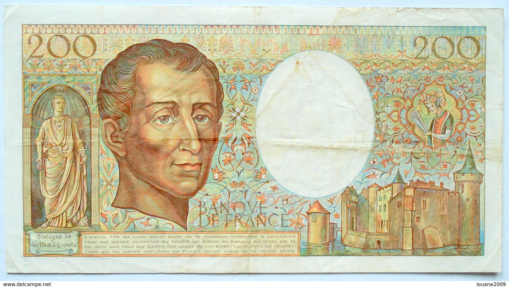 France - 200 Francs Montesquieu 1982 E.009 - 200 F 1981-1994 ''Montesquieu''