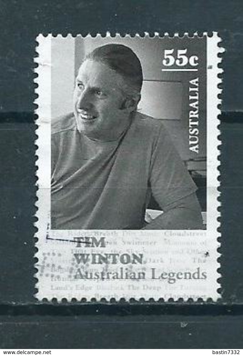 2010 Australia Legend Tim Winton,SHEET Used/gebruikt/oblitere - Gebruikt