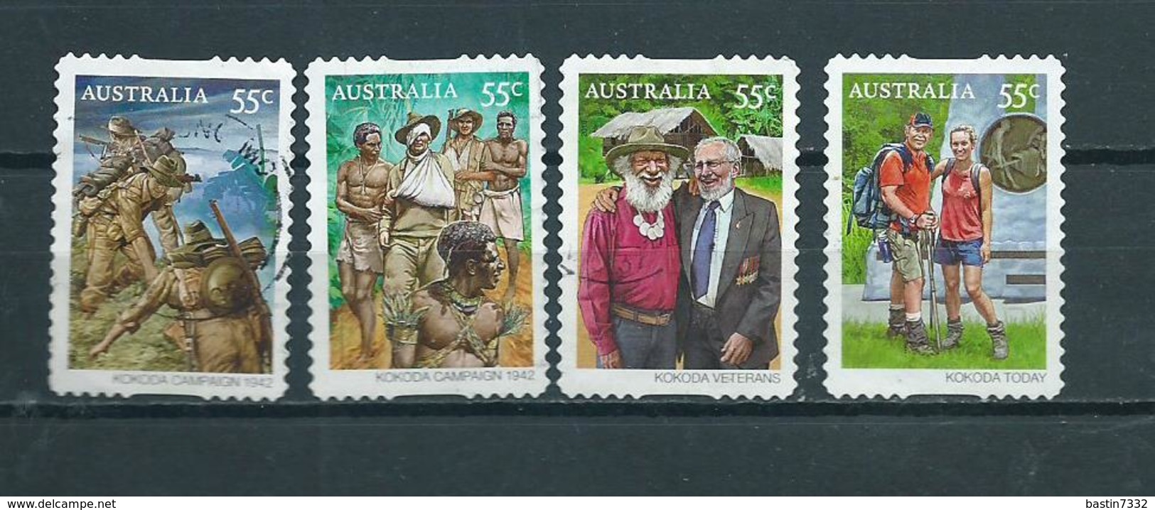 2010 Australia Complete Set Kokoda,self-adhesive Used/gebruikt/oblitere - Gebruikt