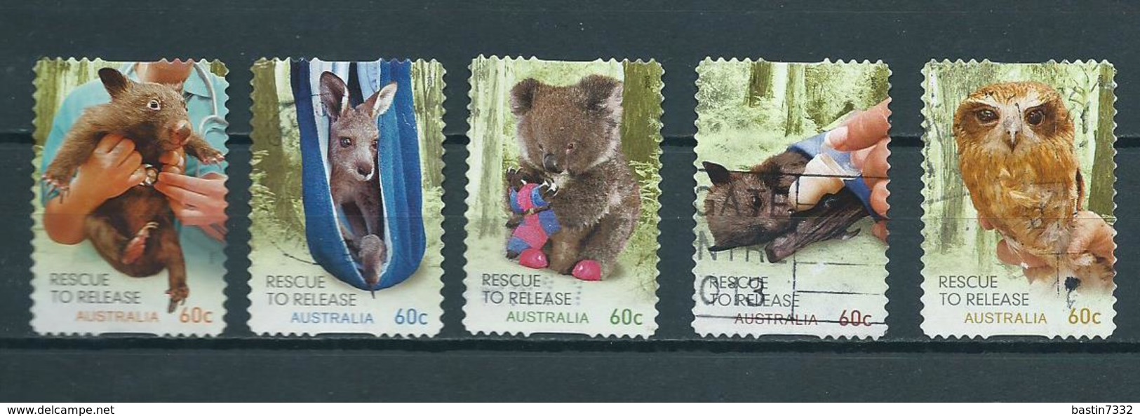 2010 Australia Complete Set Rescue To Release,self-adhesive Used/gebruikt/oblitere - Gebruikt