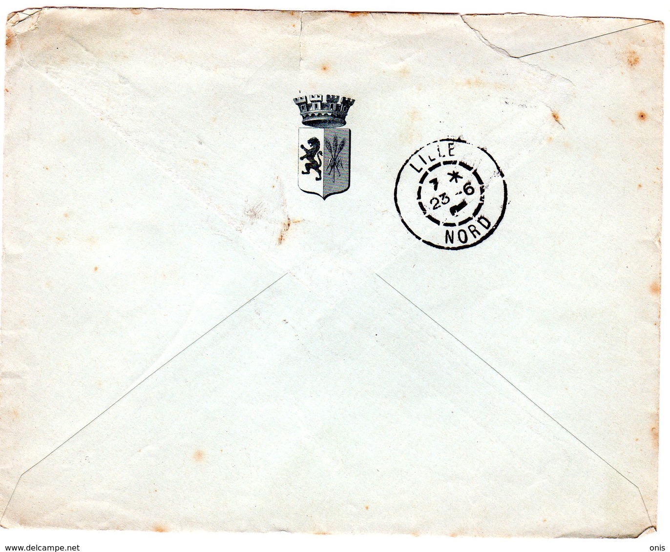 3 Enveloppes Illustrées Dont 2 Au Verso :GALLAIS(Bordeaux) , BOISSEAU (Marigny-Marmande), BEIRNAERT(Bergues) - 1921-1960: Periodo Moderno