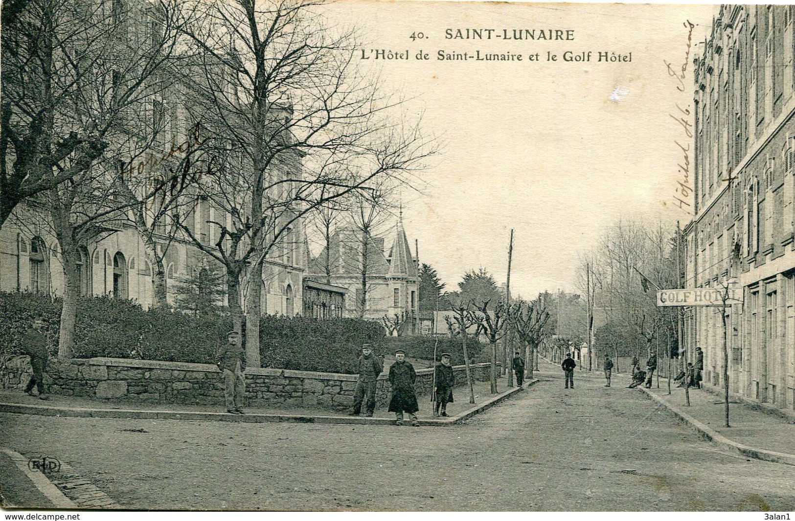 SAINT LUNAIRE  =  L'hotel De St Lunaire Et Le Golf Hotel     649 - Saint-Lunaire