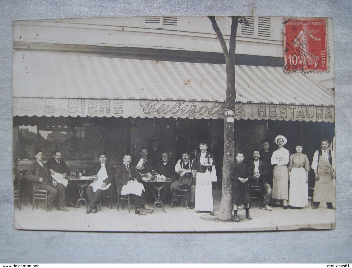 Carte Photo Café Restaurant Cubizolles A Situer - Cafés, Hôtels, Restaurants