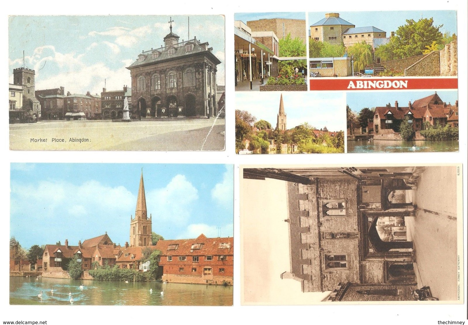 FOUR ABINGDON OXFORDSHIRE POSTCARDS - Other & Unclassified