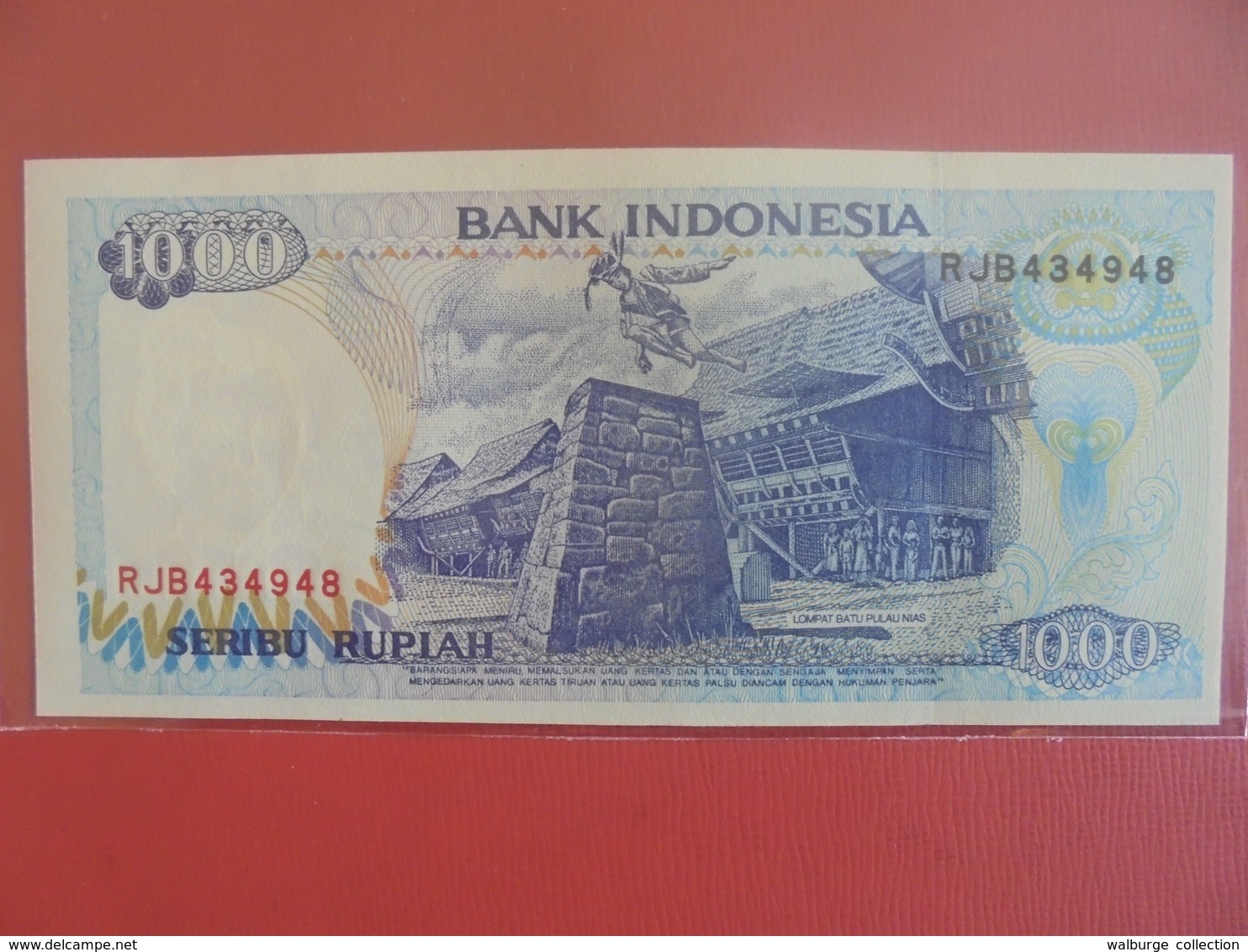 INDONESIE 1000 RUPIAH 1998 PEU CIRCULER/NEUF - Indonésie