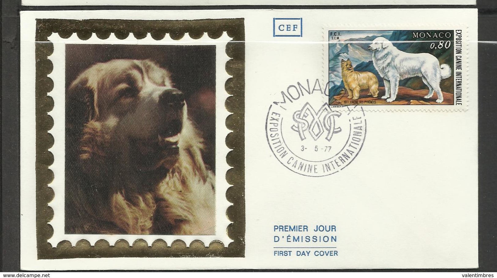 Monaco FDC YT 1093 A Chien Dog  Hund Perro Hundo Pies - Chiens