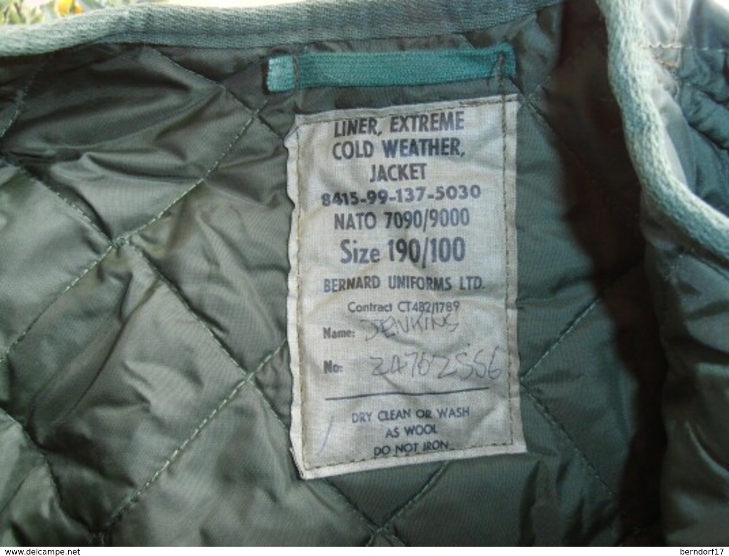 EXTREME COLD WEATHER LINER - ROYAL GB UK ARMY - Divise