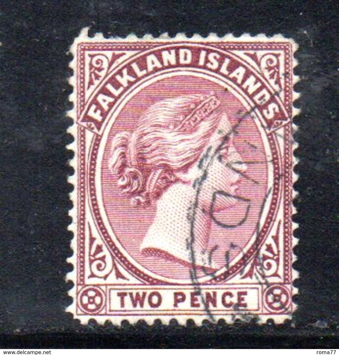 APR674 - FALKLAND 1891 , Yvert N. 11  Usato   (2380A) . - Falkland