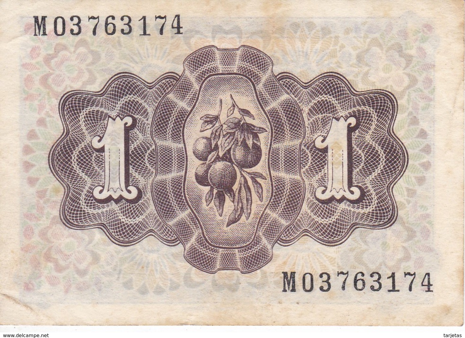 BILLETE DE 1 PTA DEL AÑO 1948 SERIE M CALIDAD MBC (VF)  DAMA DE ELCHE  (BANKNOTE) - 1-2 Pesetas