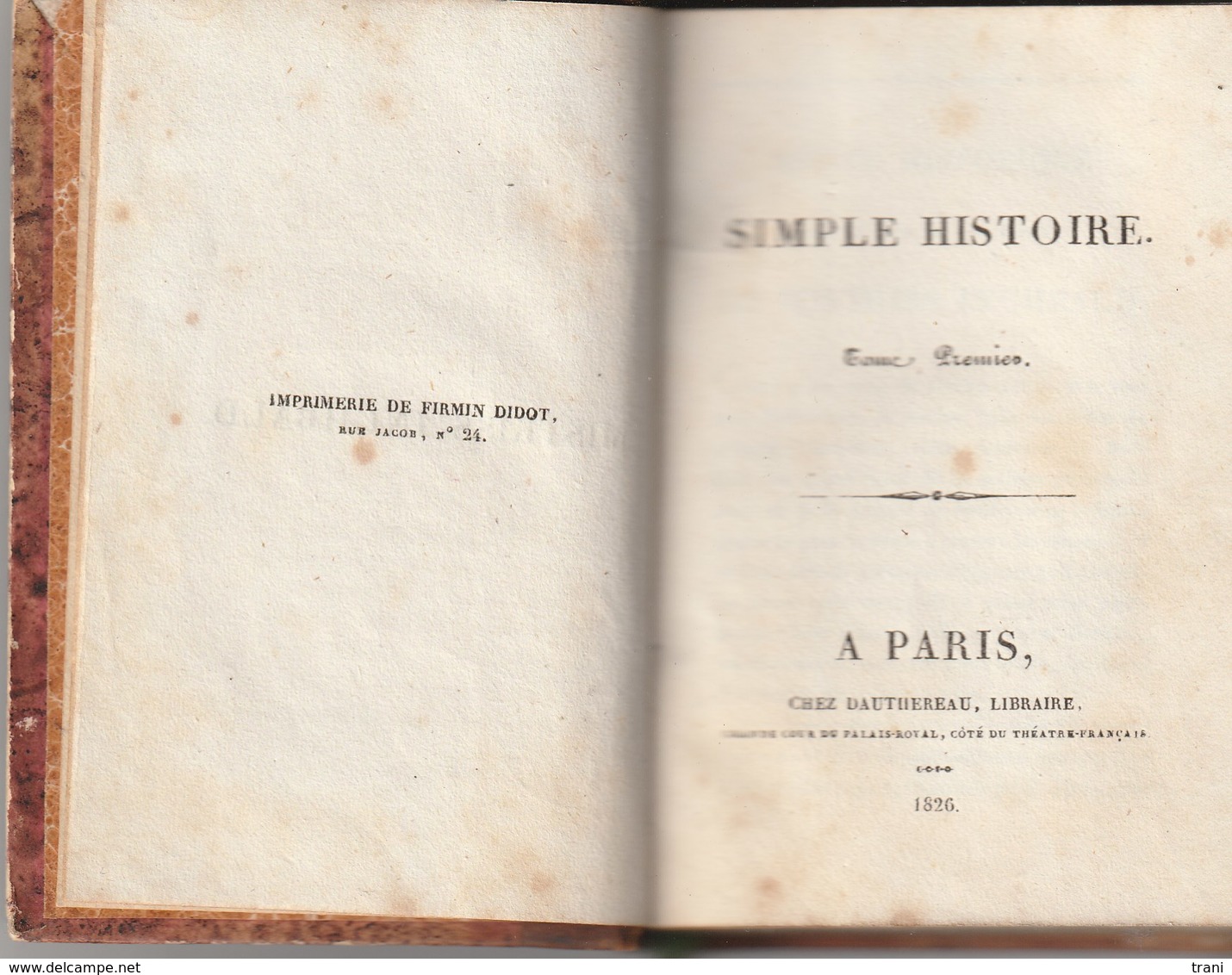 NOTICE HISTORIQUE DE MISTRISS INCHBALD - Tome Premier - 1801-1900