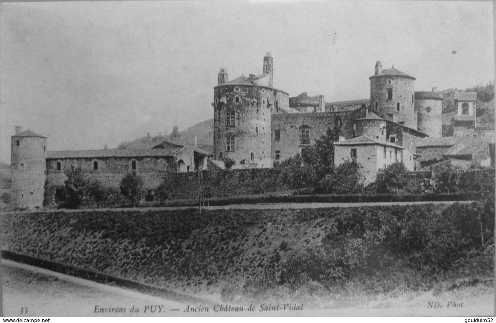 Environs Du Puy : Ancien Chateau De Saint Vidal - Autres & Non Classés