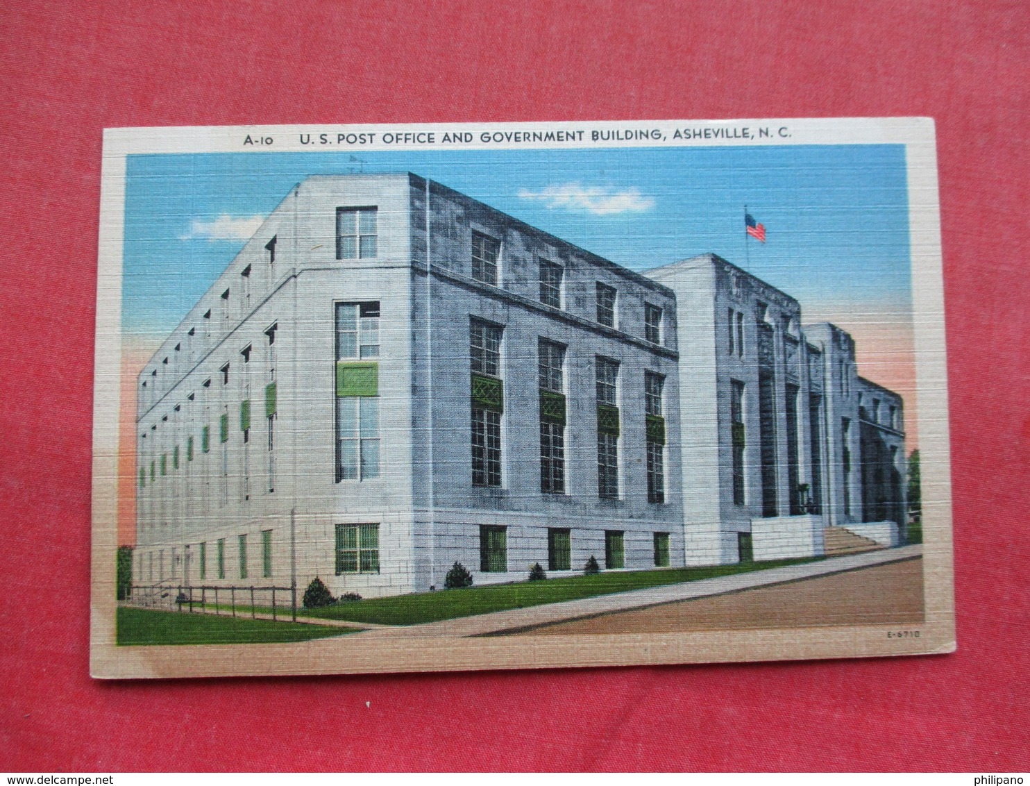 Post Office & Government Building    North Carolina > Asheville  Ref 3297 - Asheville