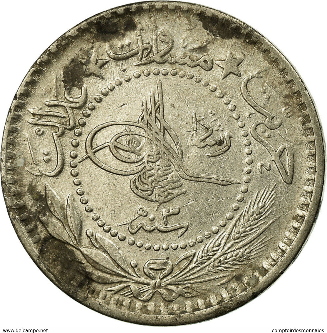 Monnaie, Turquie, Muhammad V, 10 Para, 1911, Qustantiniyah, TTB, Nickel, KM:760 - Turquie