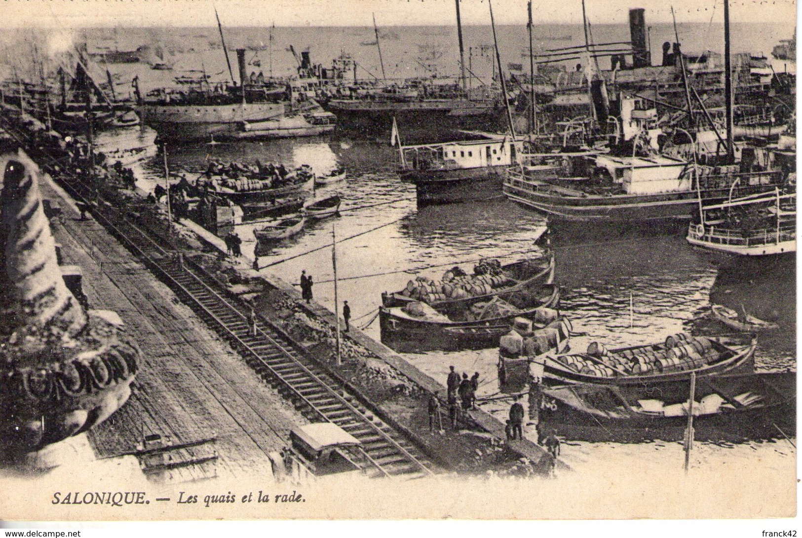 Grece. Salonique. Les Quais Et La Rade - Grecia