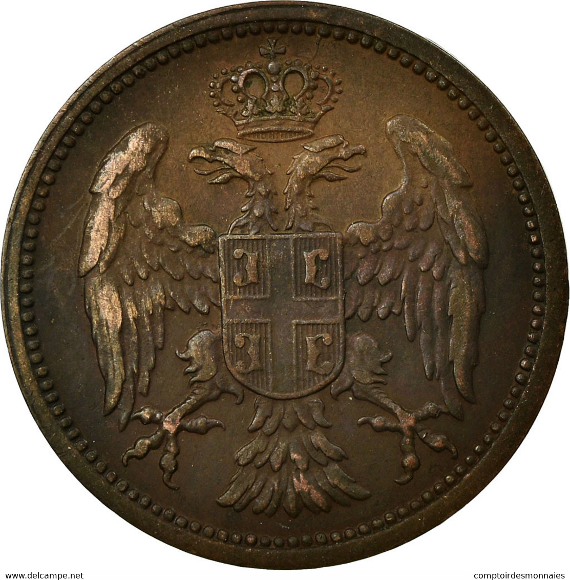 Monnaie, Serbie, Peter I, 2 Pare, 1904, TTB+, Bronze, KM:23 - Serbia